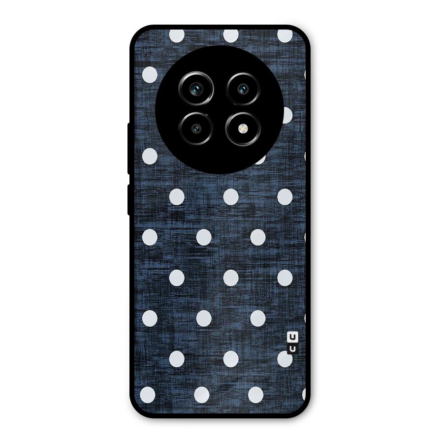 Textured Dots Metal Back Case for Realme 13 Pro