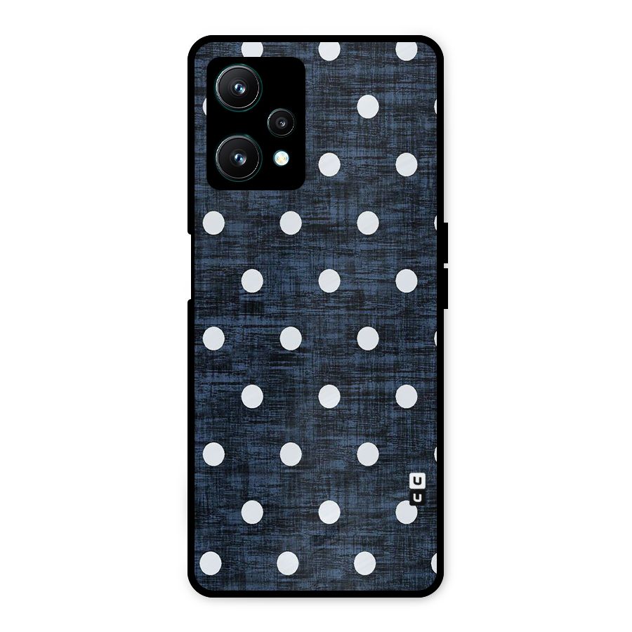Textured Dots Metal Back Case for Realme 9 Pro 5G