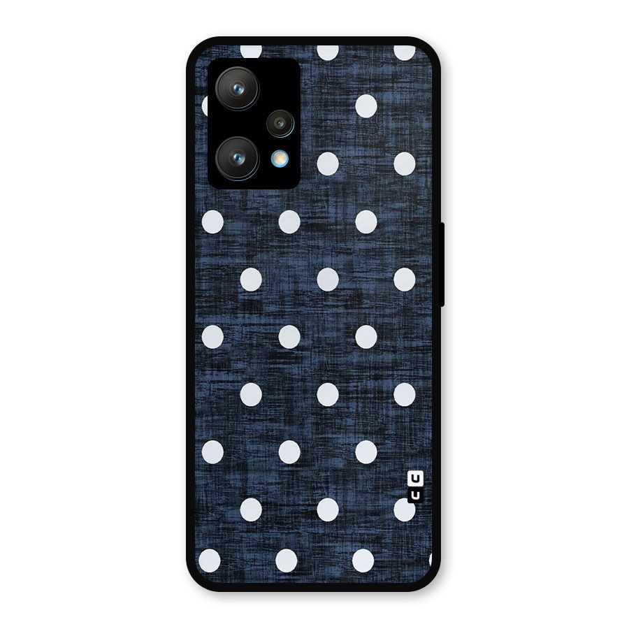 Textured Dots Metal Back Case for Realme 9 Pro Plus 5G