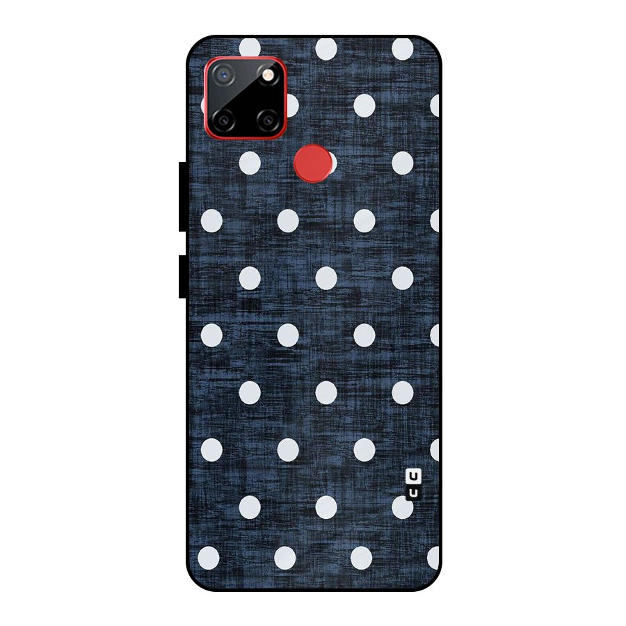 Textured Dots Metal Back Case for Realme C12