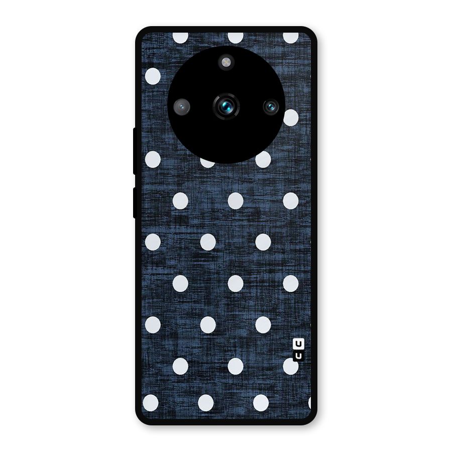Textured Dots Metal Back Case for Realme Narzo 60 Pro