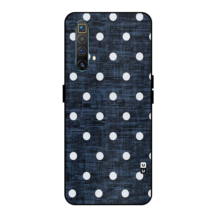 Textured Dots Metal Back Case for Realme X3 SuperZoom