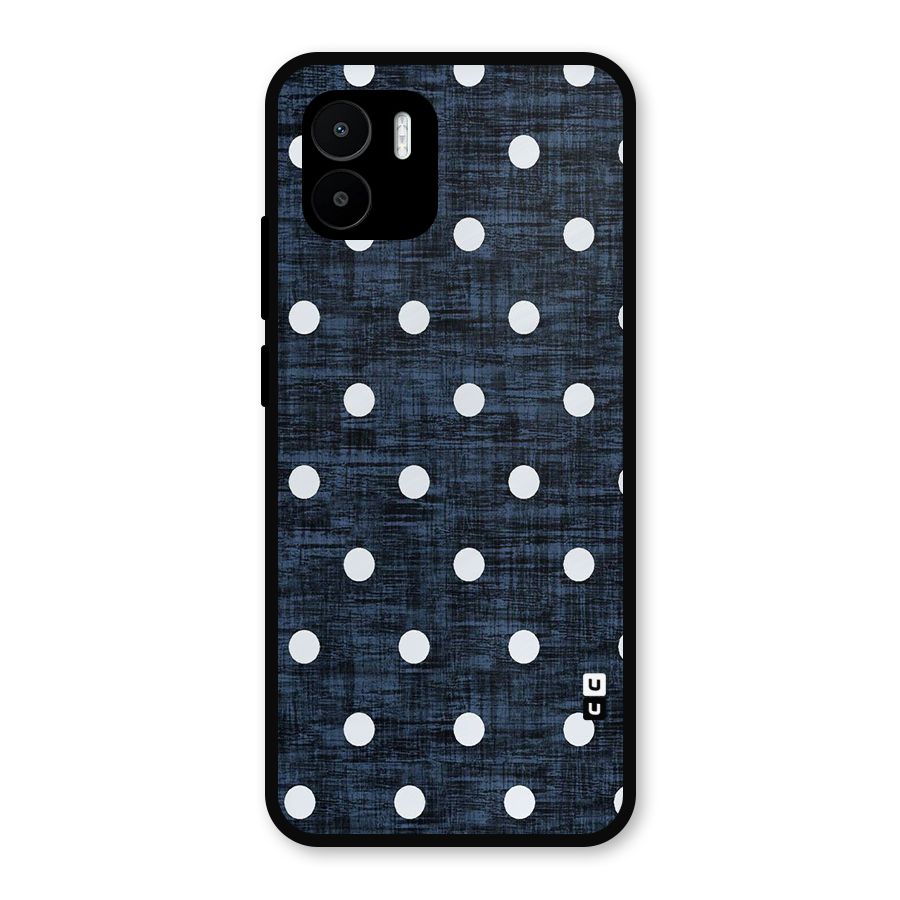 Textured Dots Metal Back Case for Redmi A2