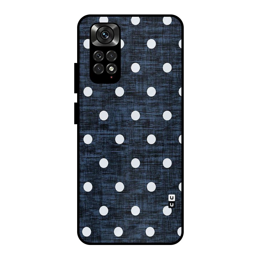 Textured Dots Metal Back Case for Redmi Note 11 Pro