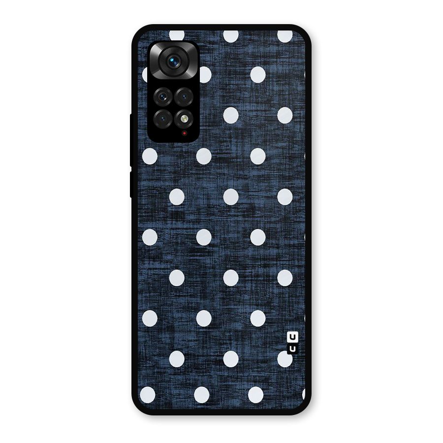 Textured Dots Metal Back Case for Redmi Note 11s
