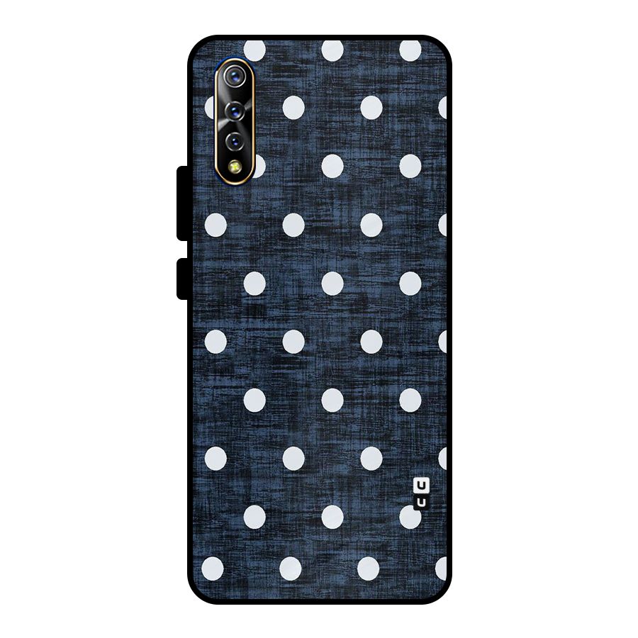 Textured Dots Metal Back Case for Vivo S1