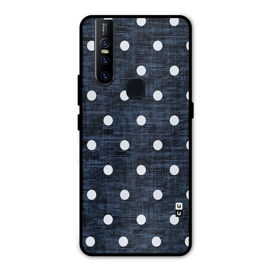 Textured Dots Metal Back Case for Vivo V15