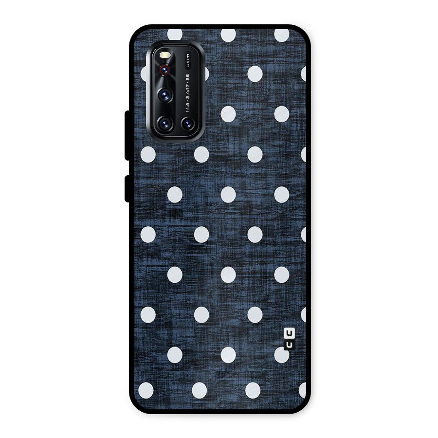 Textured Dots Metal Back Case for Vivo V19