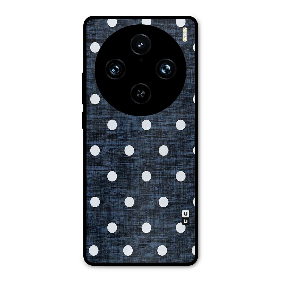 Textured Dots Metal Back Case for Vivo X100 Pro
