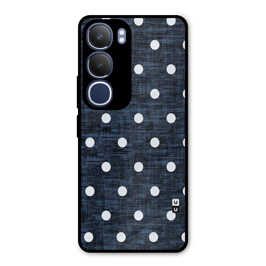 Textured Dots Metal Back Case for Vivo Y29