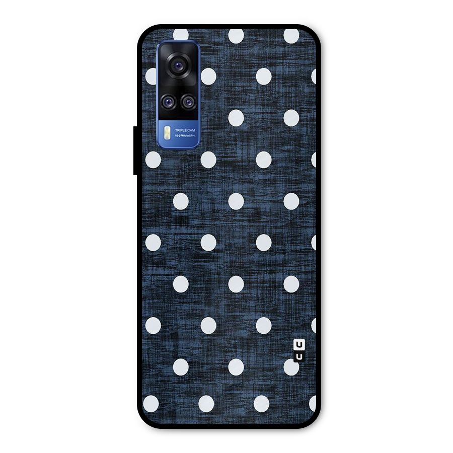 Textured Dots Metal Back Case for Vivo Y51A