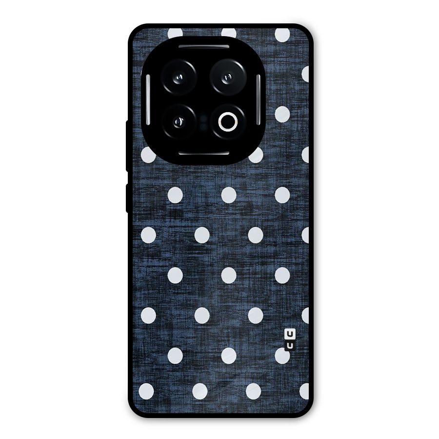 Textured Dots Metal Back Case for iQOO 13