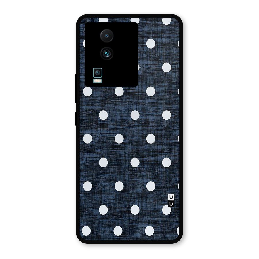 Textured Dots Metal Back Case for iQOO Neo 7 Pro