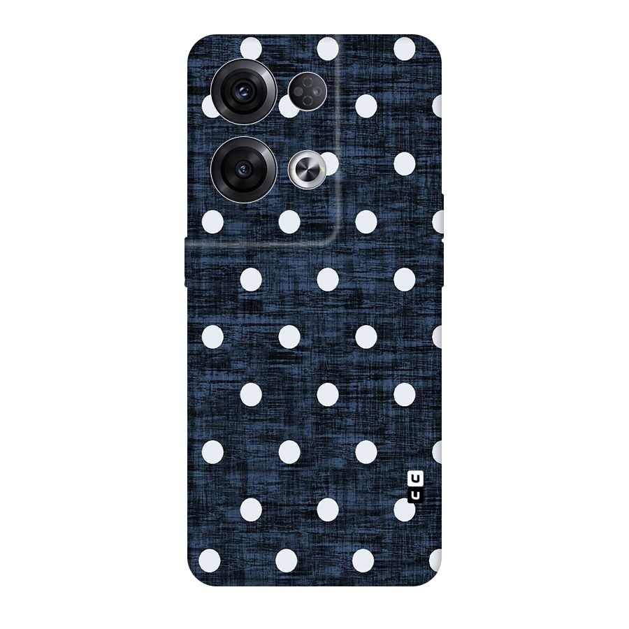 Textured Dots Original Polycarbonate Back Case for Oppo Reno8 Pro 5G