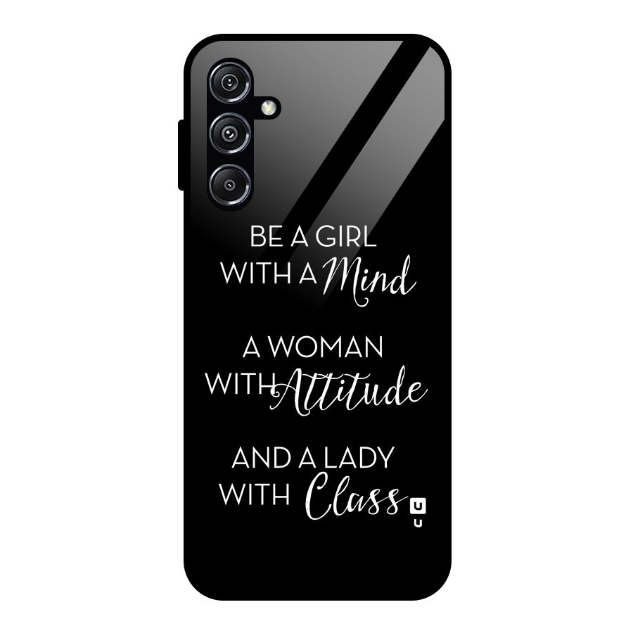 The-Mindset Glass Back Case for Galaxy M34 5G