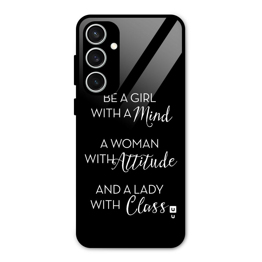 The-Mindset Glass Back Case for Galaxy S23 FE