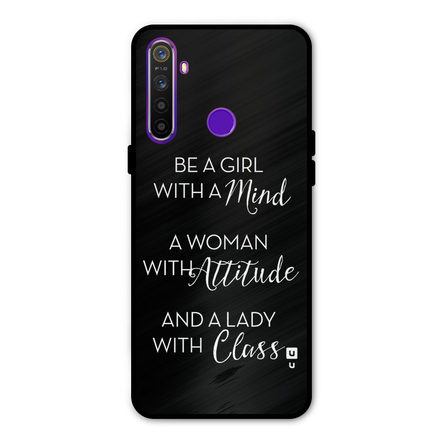The-Mindset Glass Back Case for Realme 5s