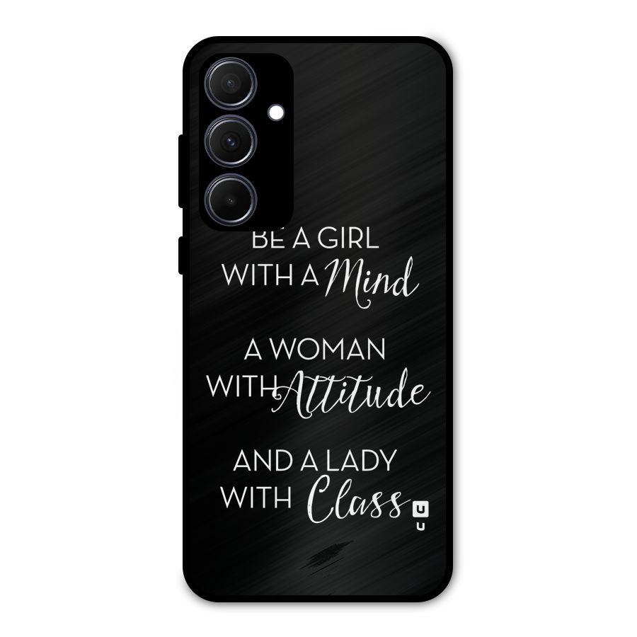 The-Mindset Metal Back Case for Galaxy A35