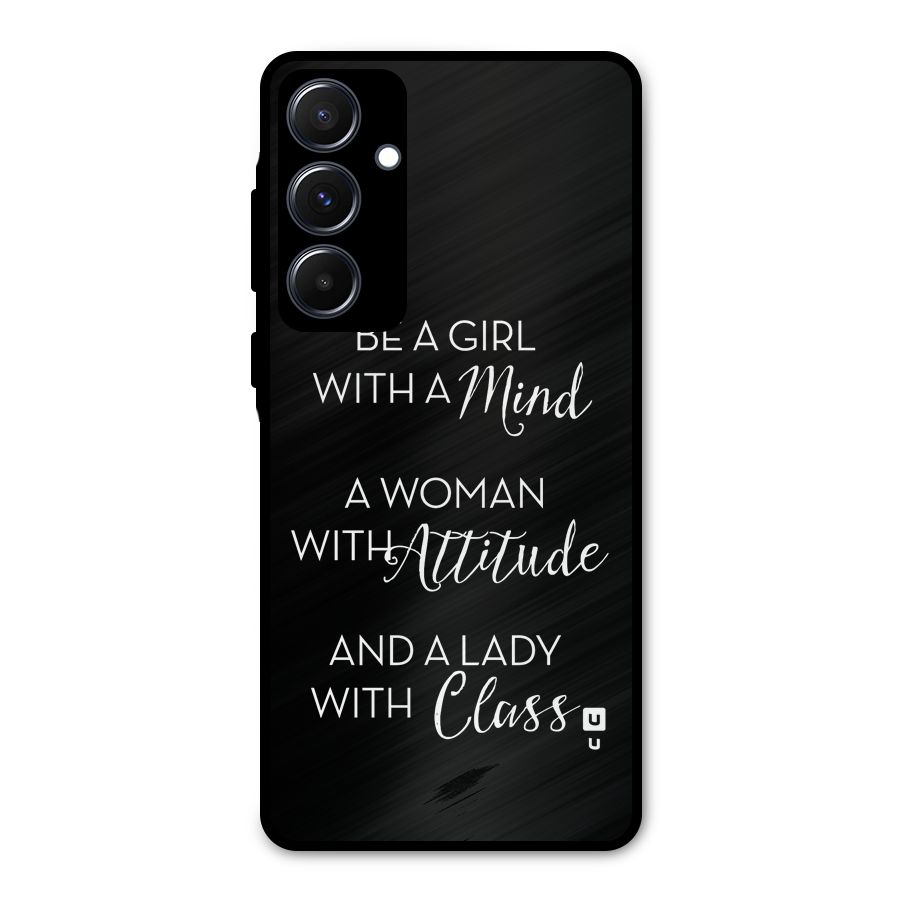 The-Mindset Metal Back Case for Galaxy A55