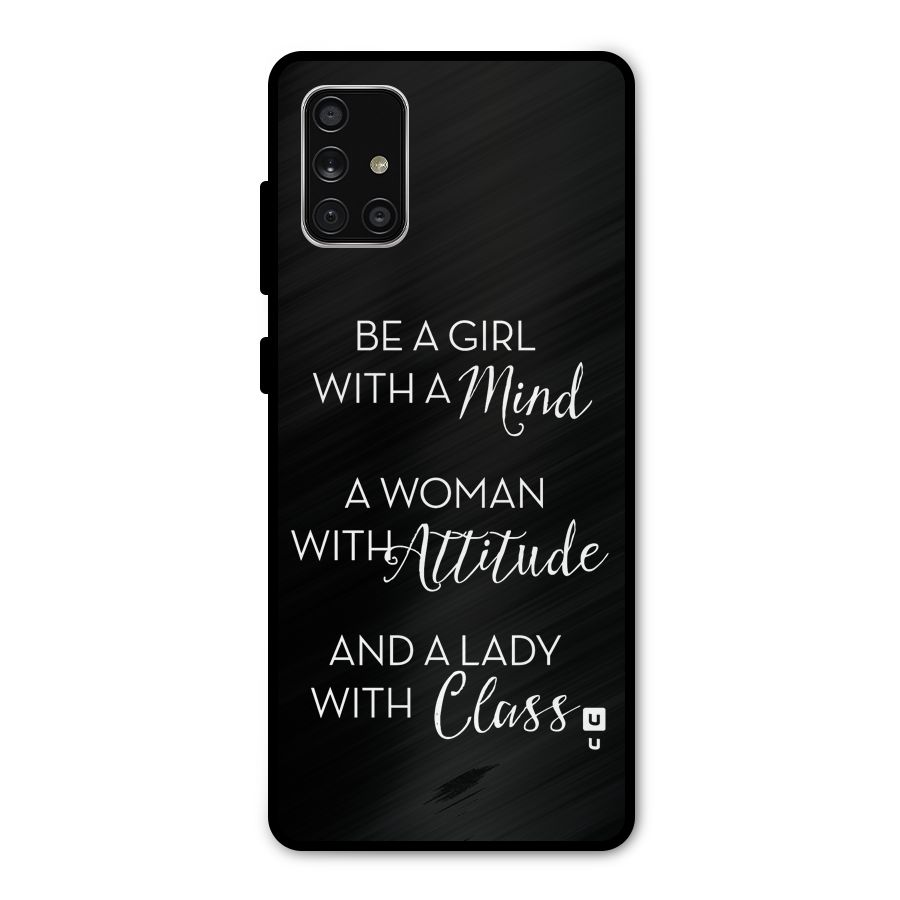 The-Mindset Metal Back Case for Galaxy A71