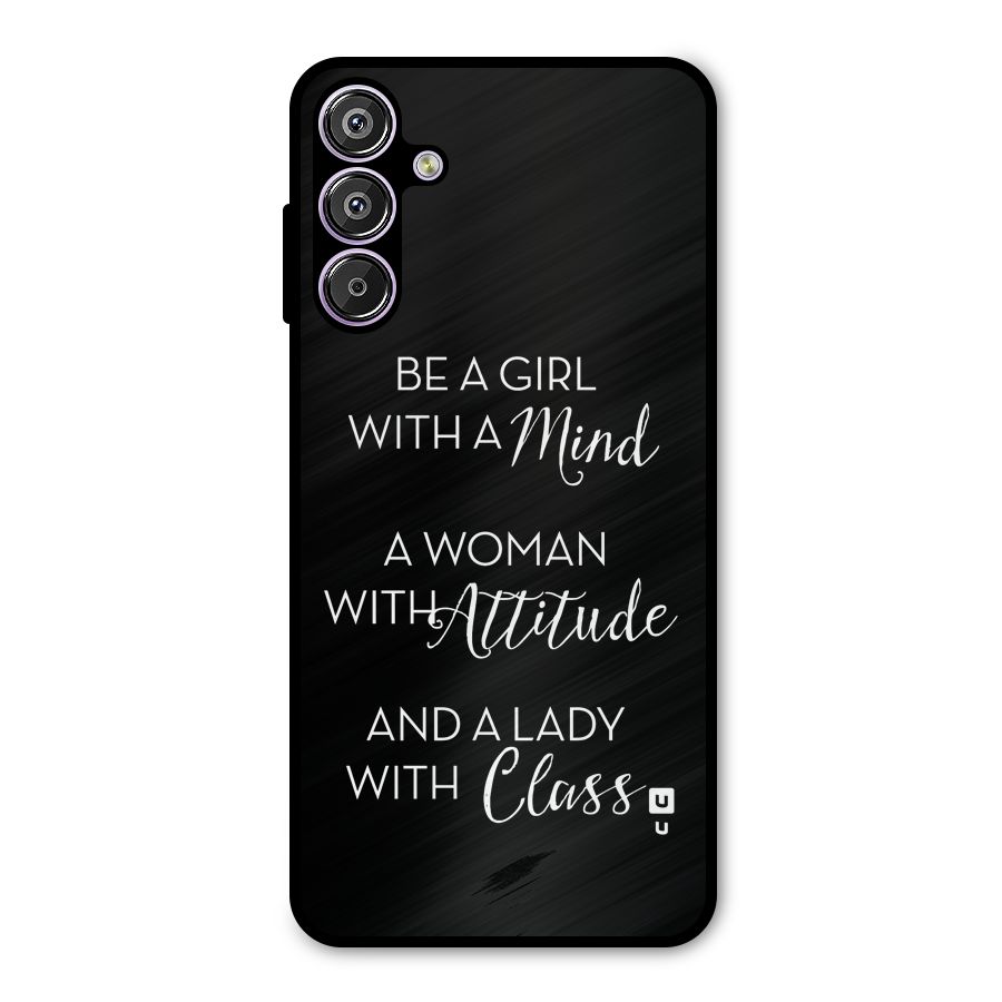 The-Mindset Metal Back Case for Galaxy F15