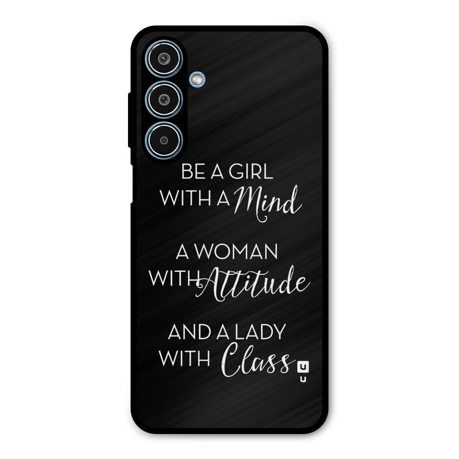 The-Mindset Metal Back Case for Galaxy M35