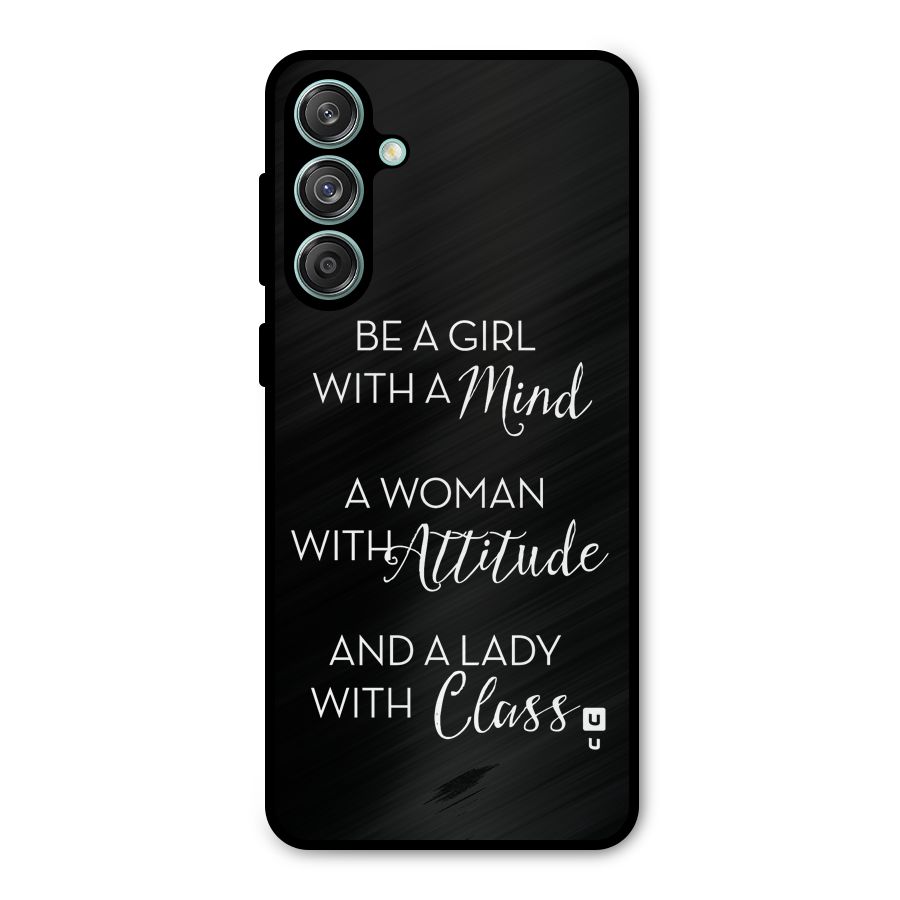 The-Mindset Metal Back Case for Galaxy M55 5G