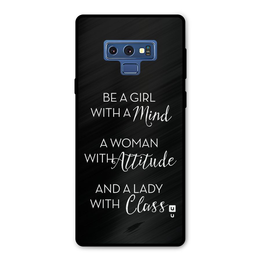 The-Mindset Metal Back Case for Galaxy Note 9