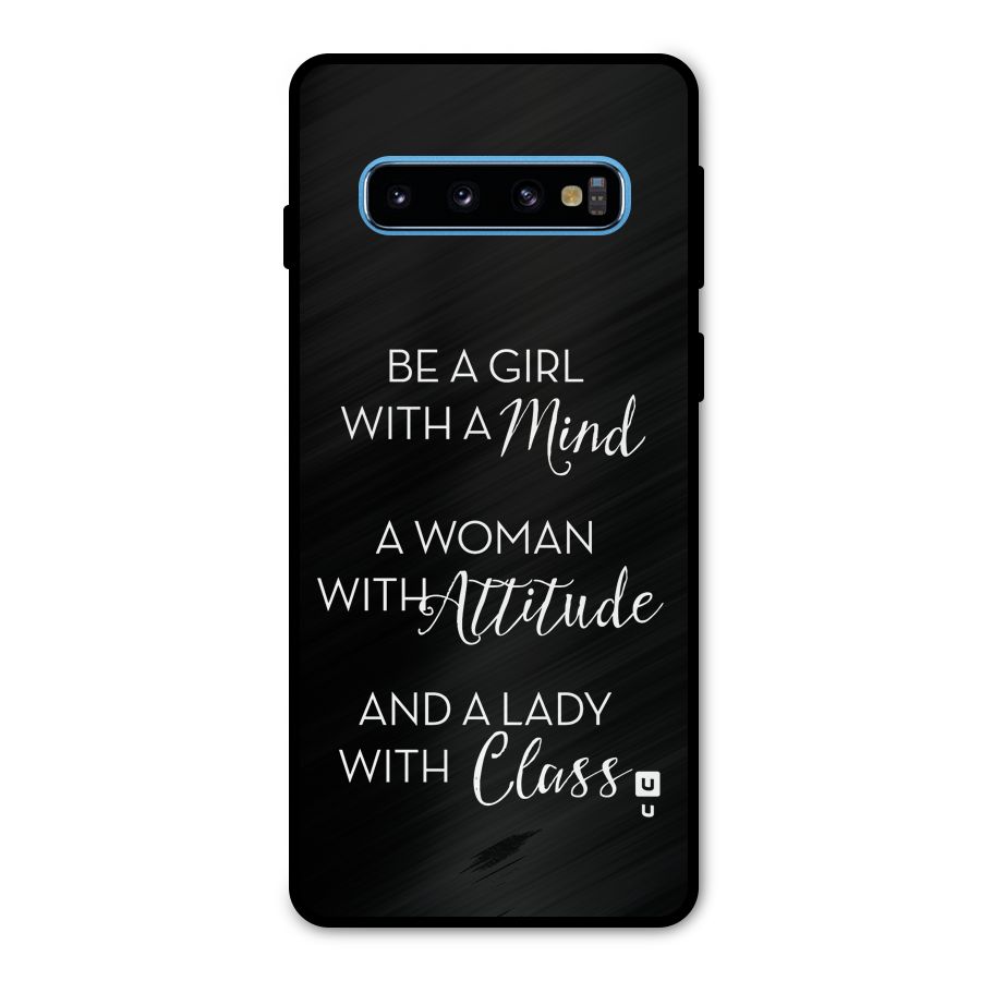 The-Mindset Metal Back Case for Galaxy S10