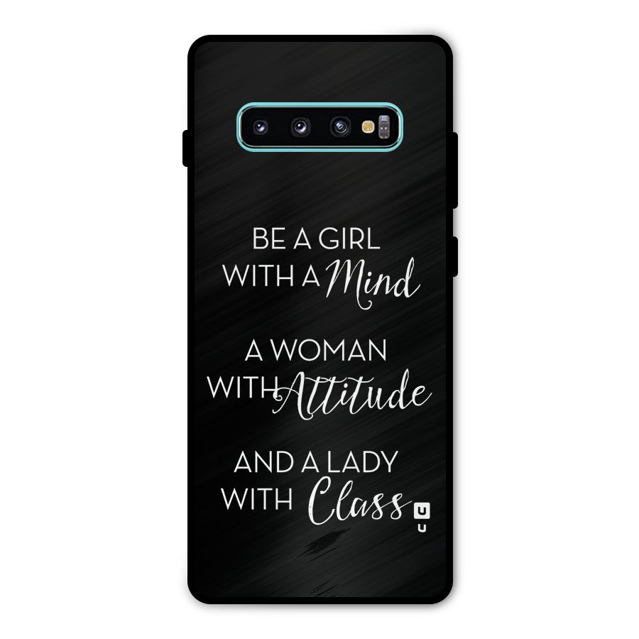The-Mindset Metal Back Case for Galaxy S10 Plus