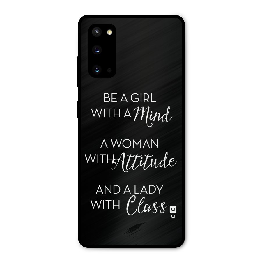 The-Mindset Metal Back Case for Galaxy S20