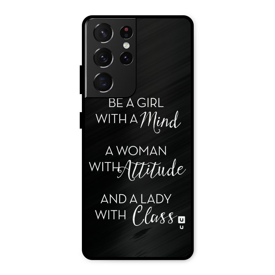 The-Mindset Metal Back Case for Galaxy S21 Ultra 5G
