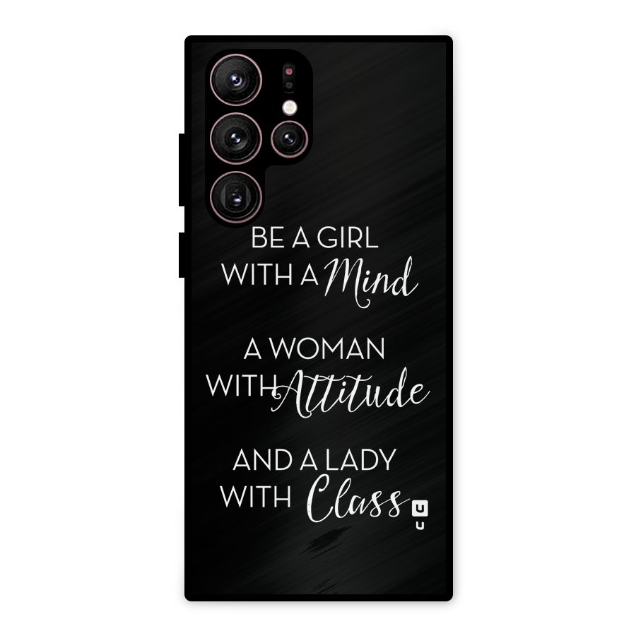 The-Mindset Metal Back Case for Galaxy S22 Ultra 5G