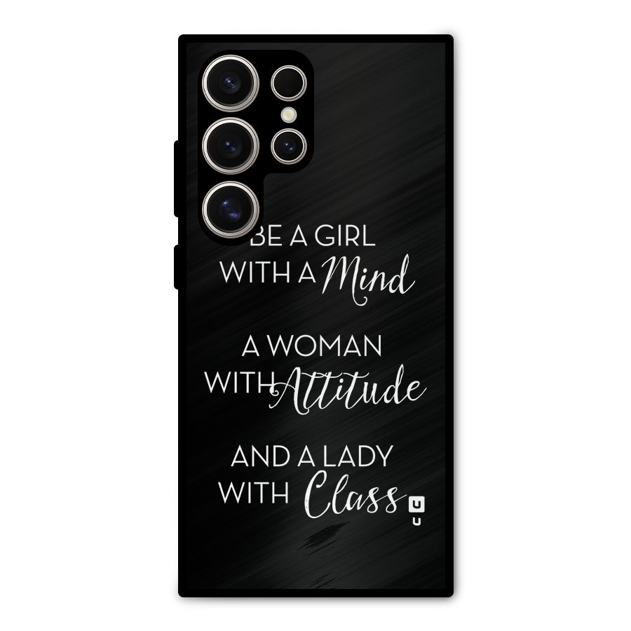 The-Mindset Metal Back Case for Galaxy S24 Ultra