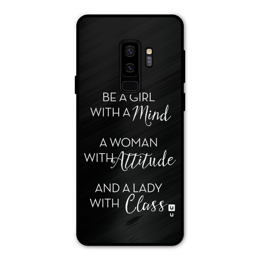 The-Mindset Metal Back Case for Galaxy S9 Plus