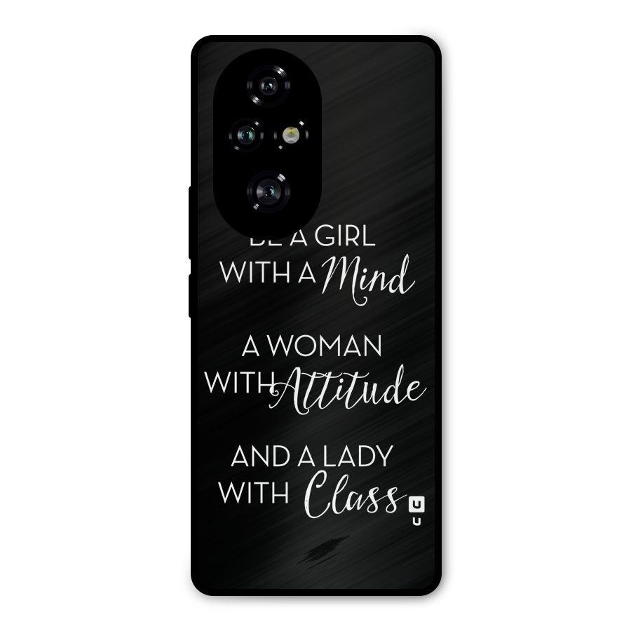 The-Mindset Metal Back Case for Honor 200 Pro
