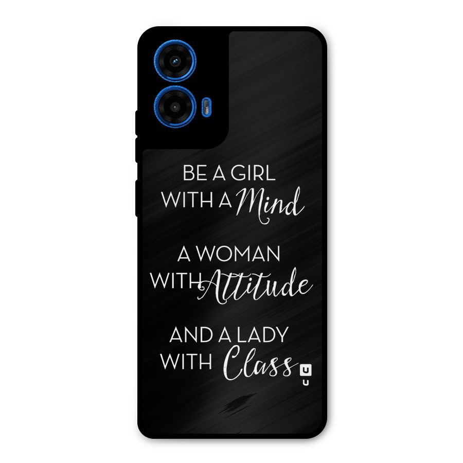 The-Mindset Metal Back Case for Moto G45