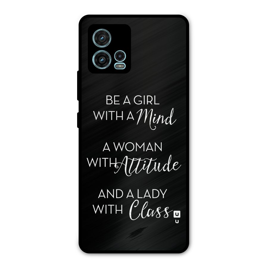 The-Mindset Metal Back Case for Moto G72