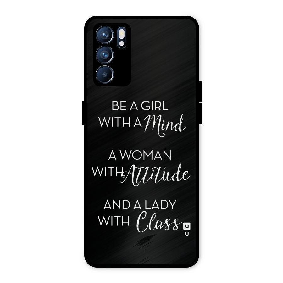 The-Mindset Metal Back Case for Oppo Reno6 5G