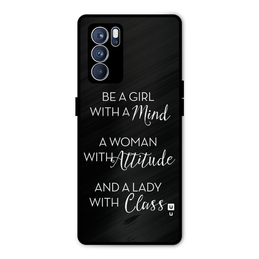 The-Mindset Metal Back Case for Oppo Reno6 Pro 5G