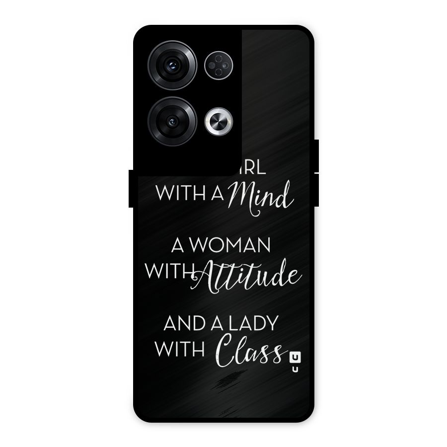The-Mindset Metal Back Case for Oppo Reno8 Pro 5G