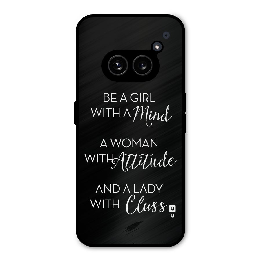 The-Mindset Metal Back Case for Nothing Phone 2a
