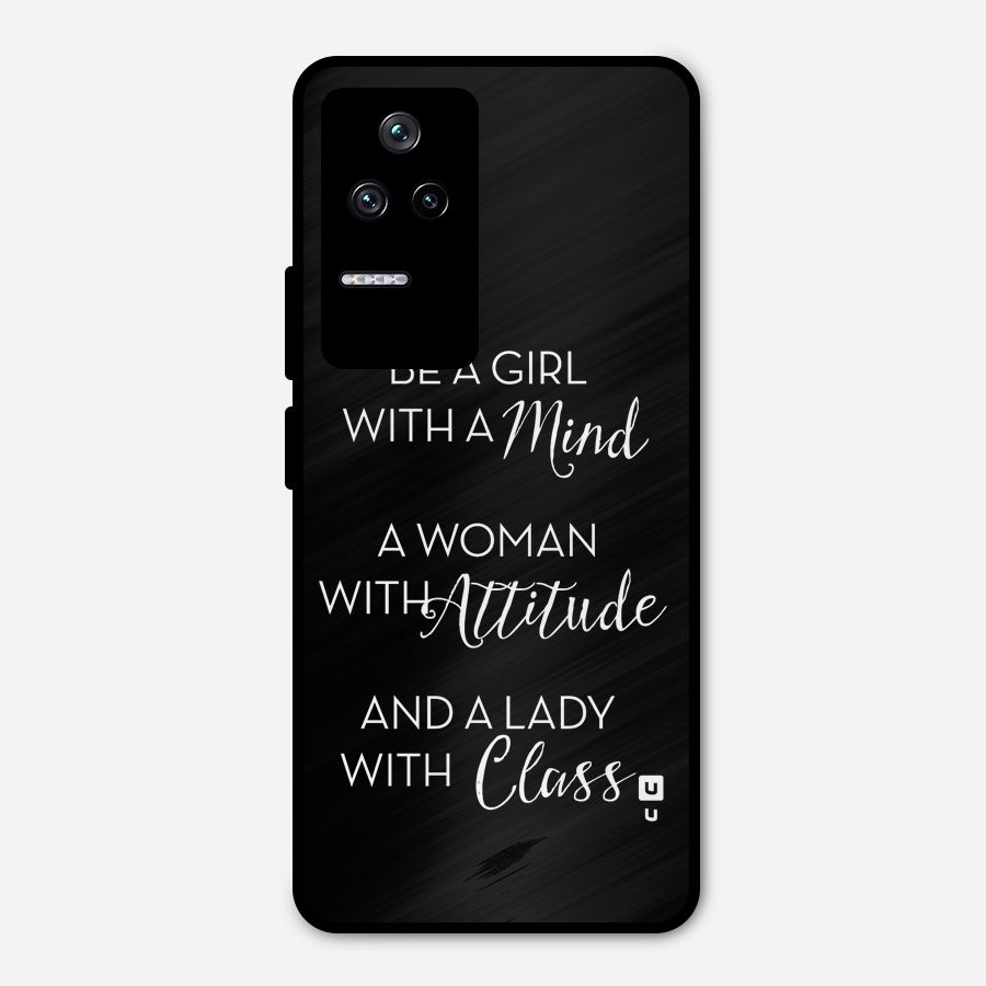 The-Mindset Metal Back Case for Poco F4 5G