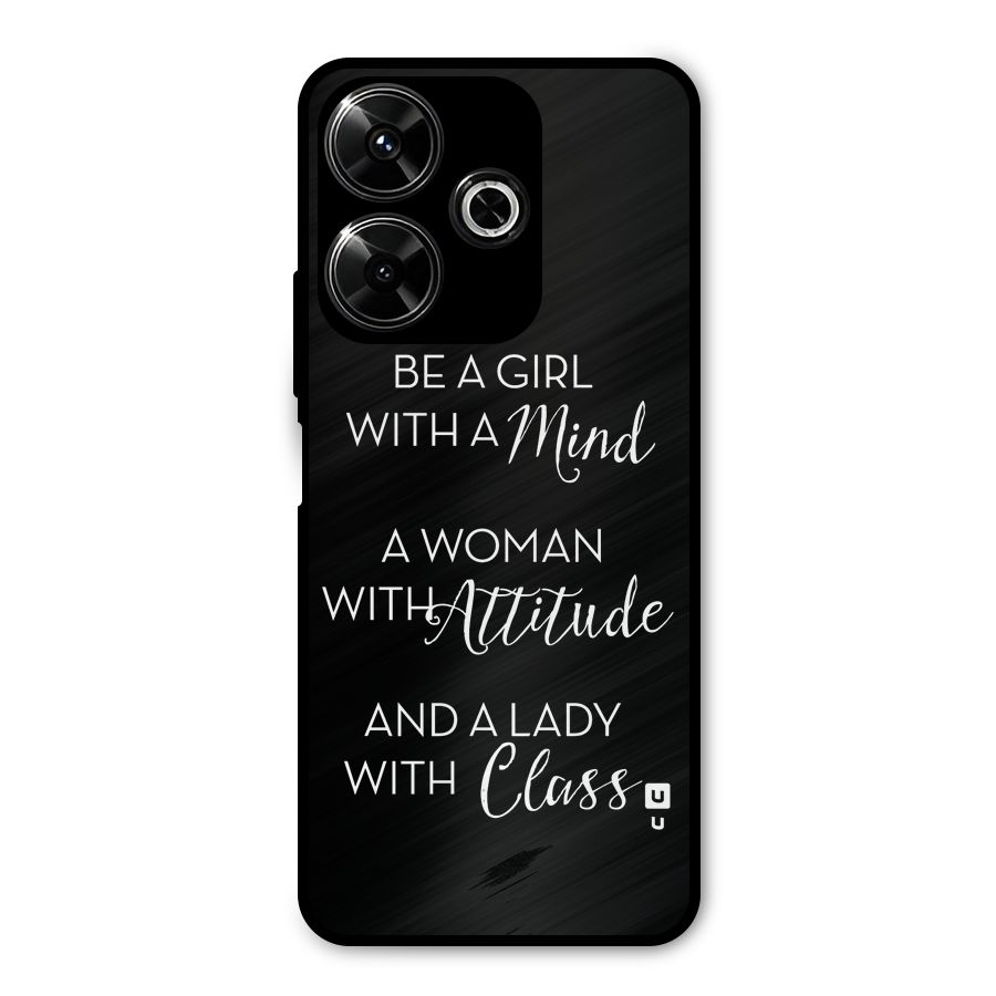 The-Mindset Metal Back Case for Redmi 13 5G