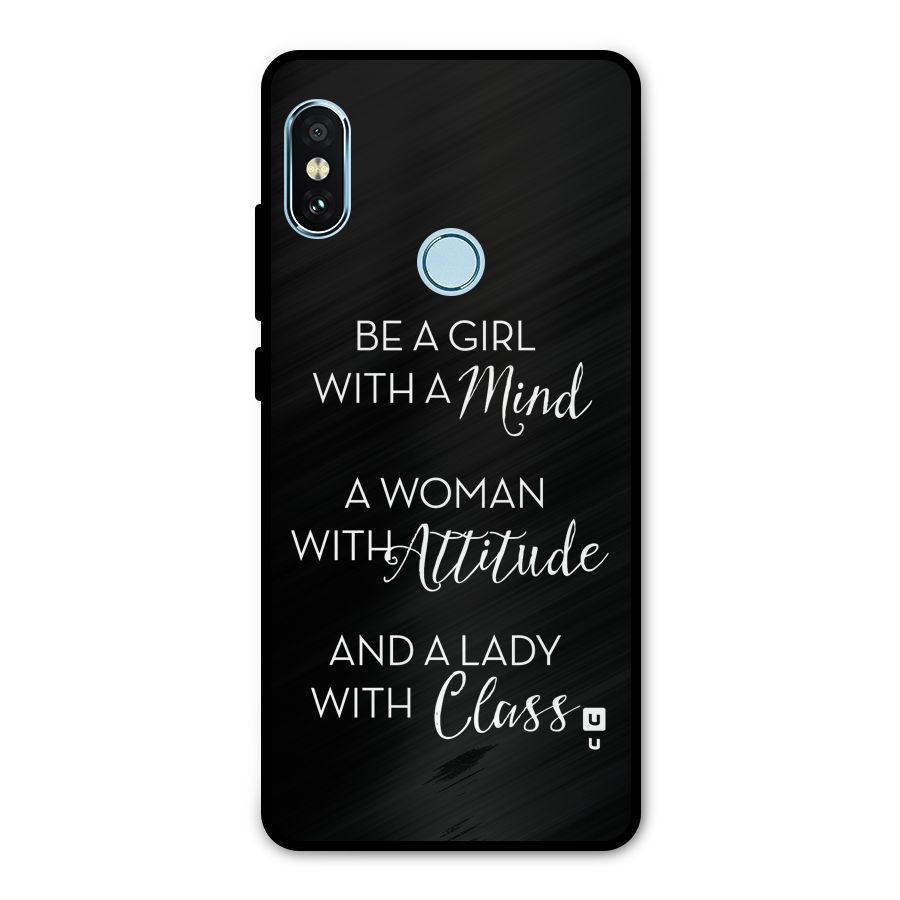 The-Mindset Metal Back Case for Redmi Note 5 Pro