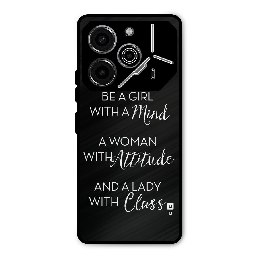 The-Mindset Metal Back Case for Tecno Pova 6 Pro