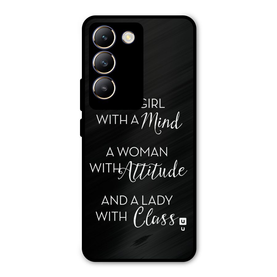 The-Mindset Metal Back Case for Vivo T3 5G