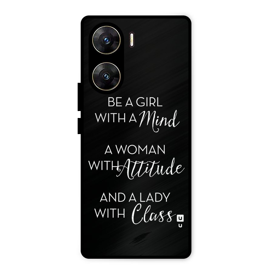 The-Mindset Metal Back Case for Vivo V29e