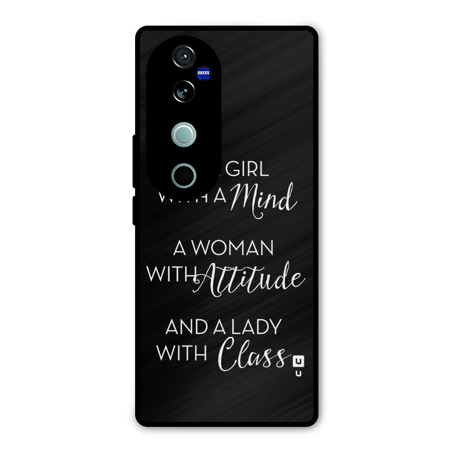 The-Mindset Metal Back Case for Vivo V40