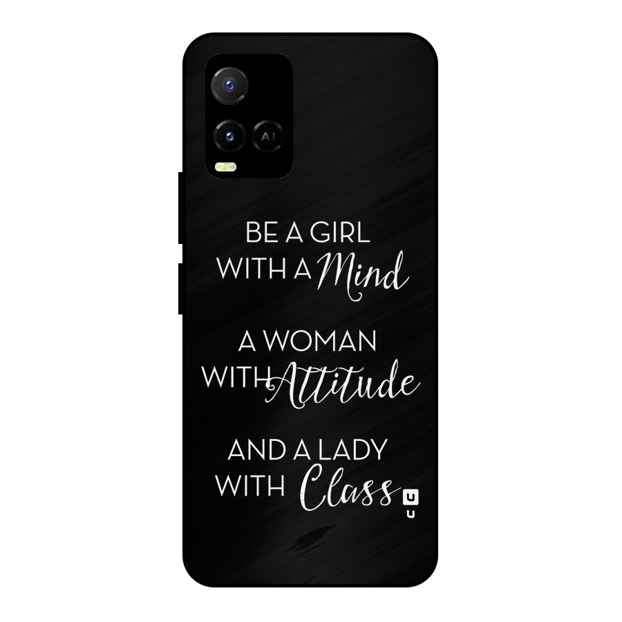 The-Mindset Metal Back Case for Vivo Y21T
